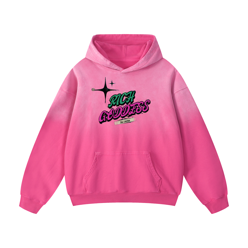 RGTF Heavyweight Sunfade Oversized Hoodie Women