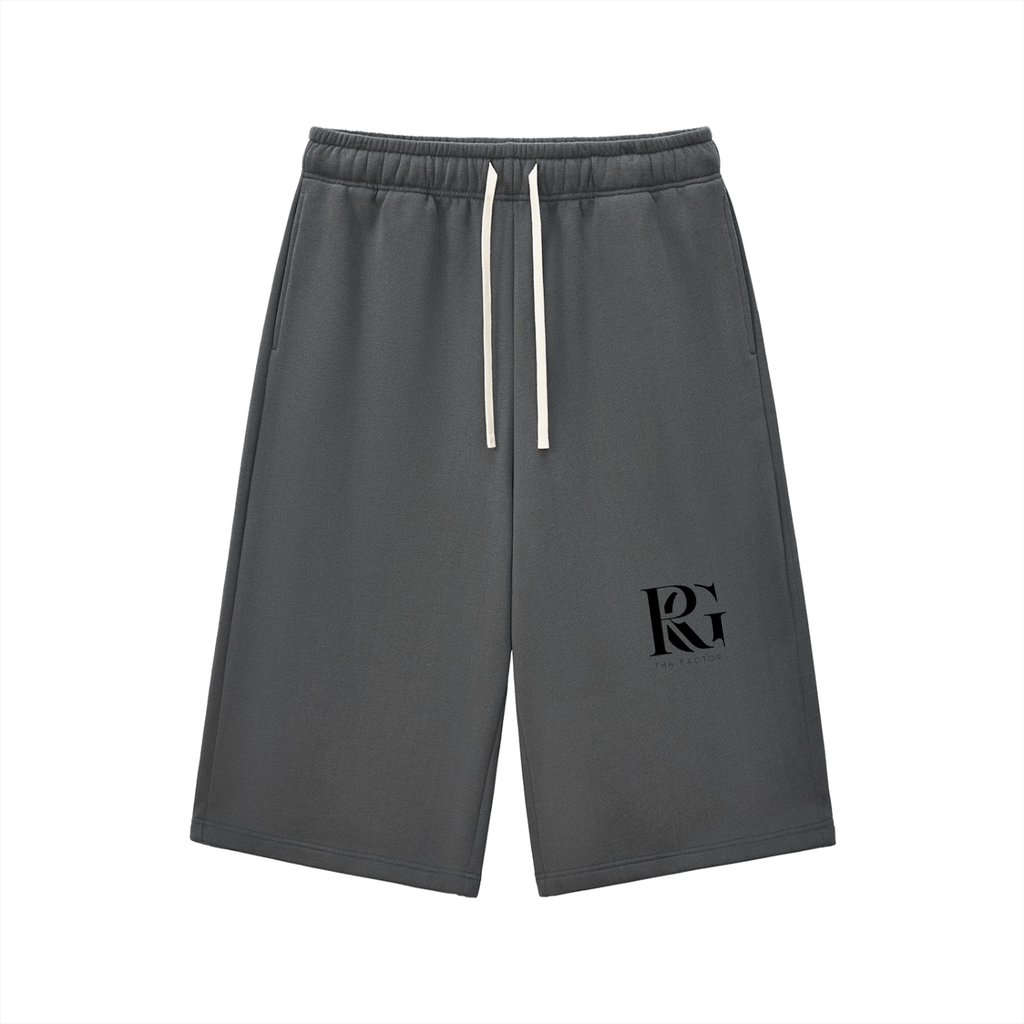 Relaxed Drawstring Three-quarter Sweatpants