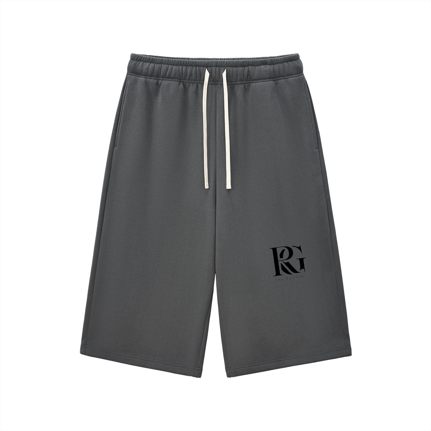 Relaxed Drawstring Three-quarter Sweatpants