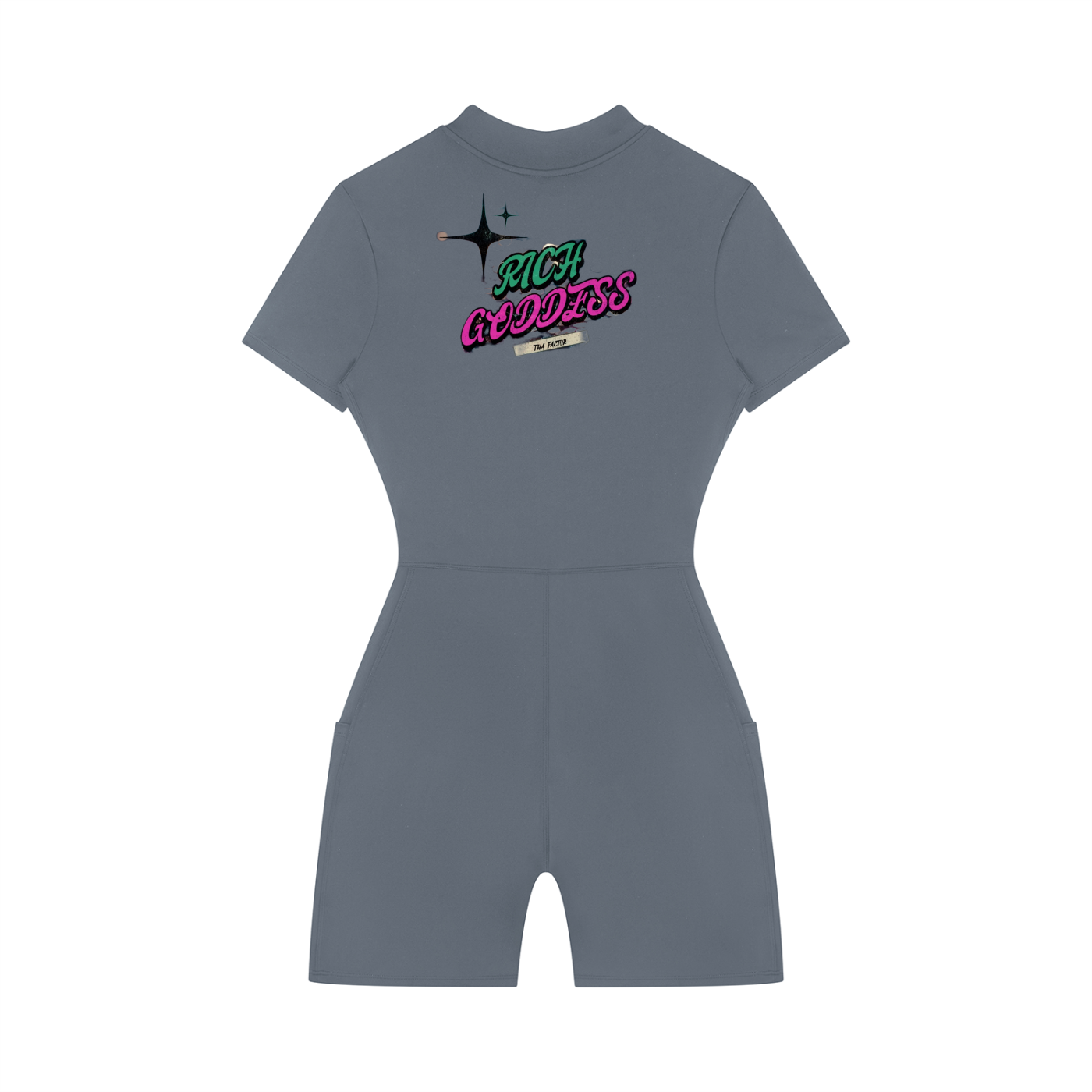 Women's RGFT Quarter-Zip Short Sleeve RichGoddess Romper