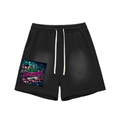 RGTF Sun Fade Raw Edge Cotton Shorts