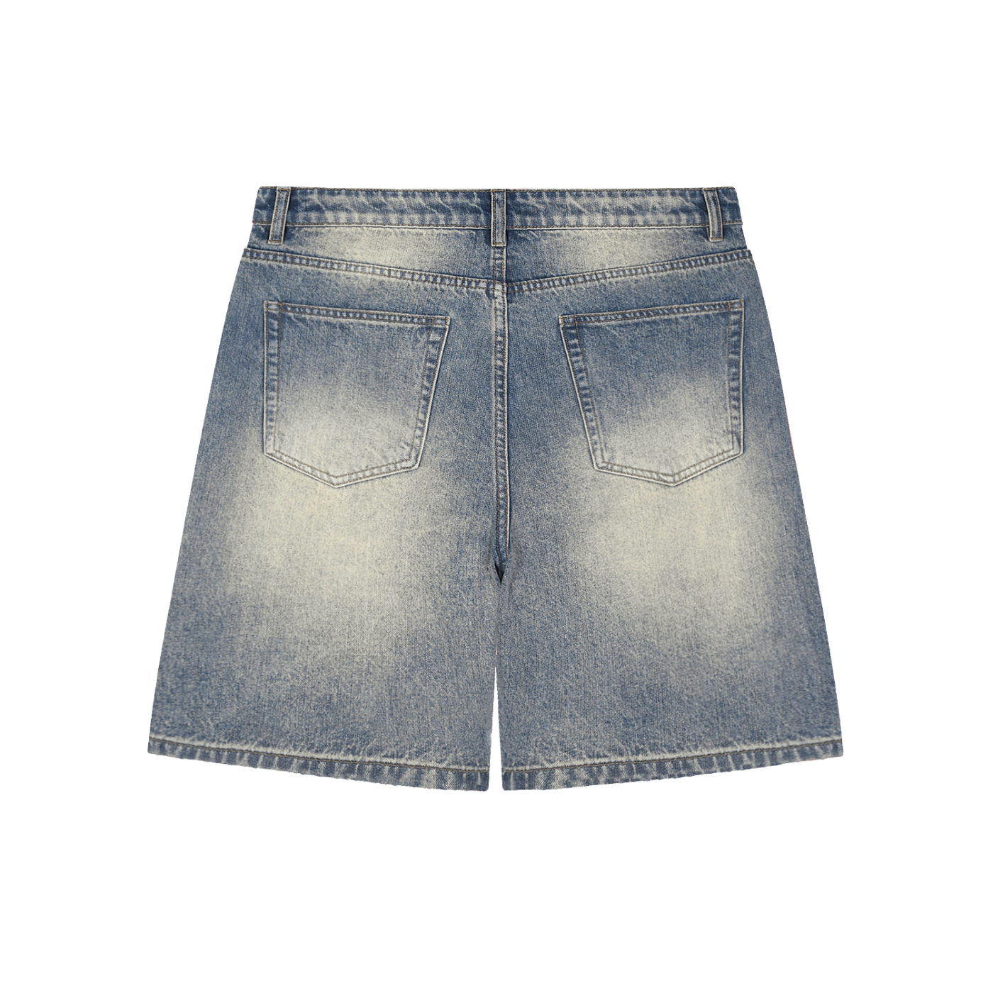 RGTF Faded Distressed Baggy Denim Shorts Men
